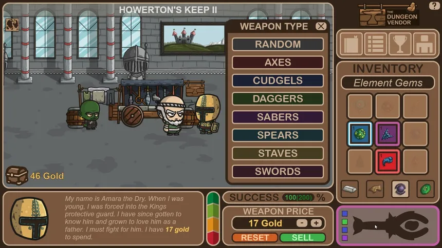 Скриншот 1 к игре The Dungeon Vendor