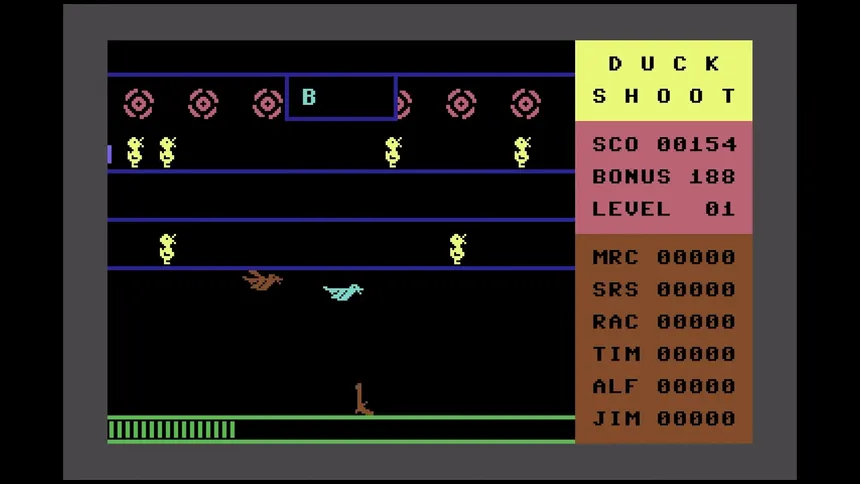 Скриншот 1 к игре Duck Shoot (C64/VIC-20)