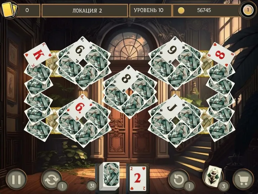 Скриншот 2 к игре Detective Solitaire. Butler Story 2