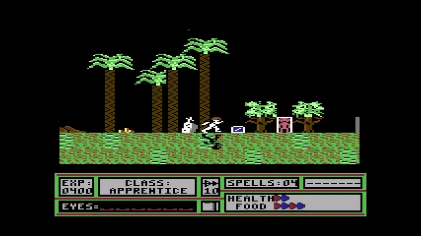 Скриншот 1 к игре Black Magic (C64/CPC/Spectrum)