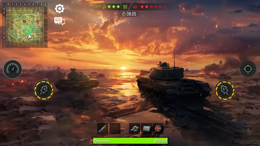 Скриншот 6 к игре War Tanks   - Танки, Сражения, PvP