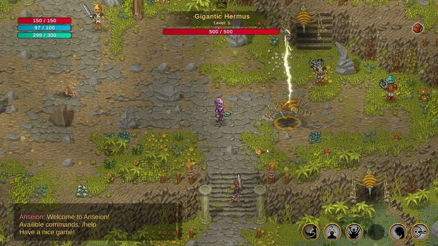 Скриншот 2 к игре Anseion - Fantasy MMORPG