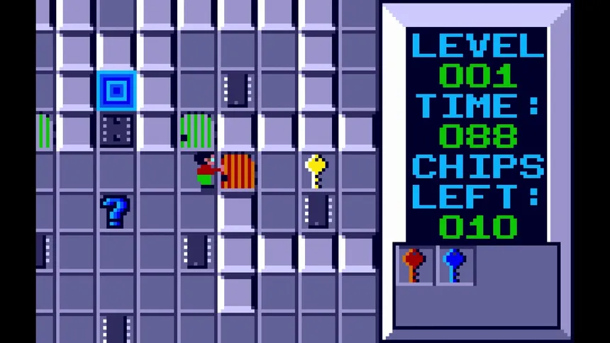 Скриншот 1 к игре Chip's Challenge (Amiga/C64/Lynx/Mega Drive/SNES/Spectrum)
