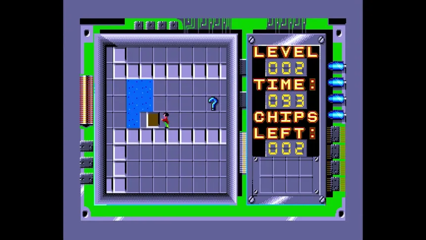 Скриншот 2 к игре Chip's Challenge (Amiga/C64/Lynx/Mega Drive/SNES/Spectrum)