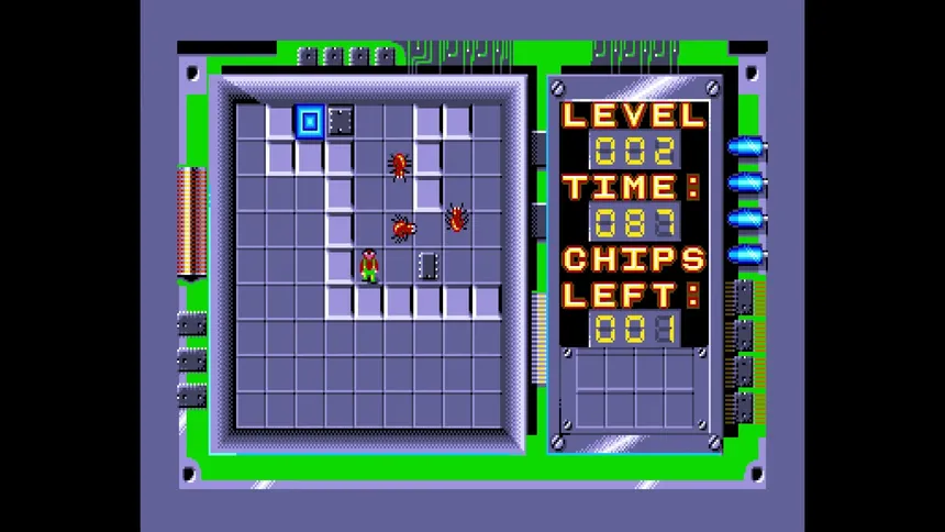 Скриншот 5 к игре Chip's Challenge (Amiga/C64/Lynx/Mega Drive/SNES/Spectrum)
