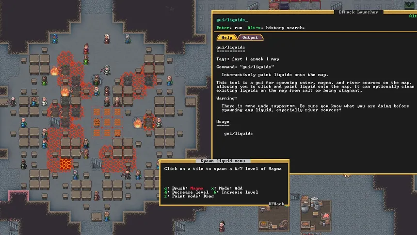 Скриншот 6 к игре DFHack - Dwarf Fortress Modding Engine