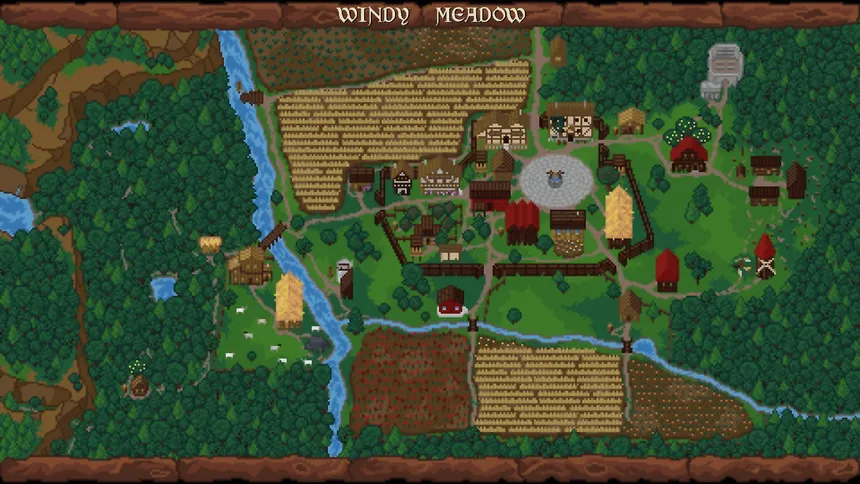 Скриншот 2 к игре Windy Meadow - A Roadwarden Tale