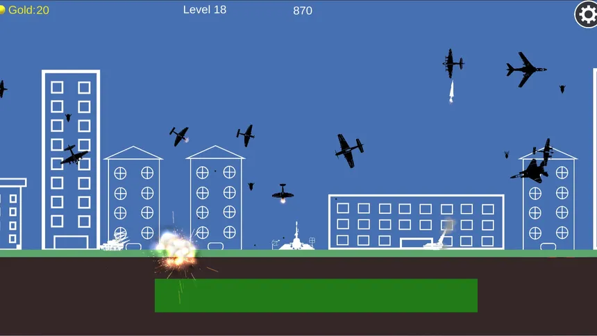 Скриншот 2 к игре City Defence Artillery