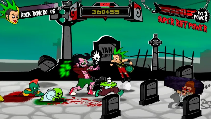 Скриншот 1 к игре ZOMBI ROCKSTAR