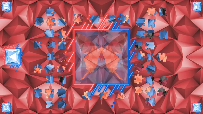 Скриншот 3 к игре Poly Jigsaw: Butterflies