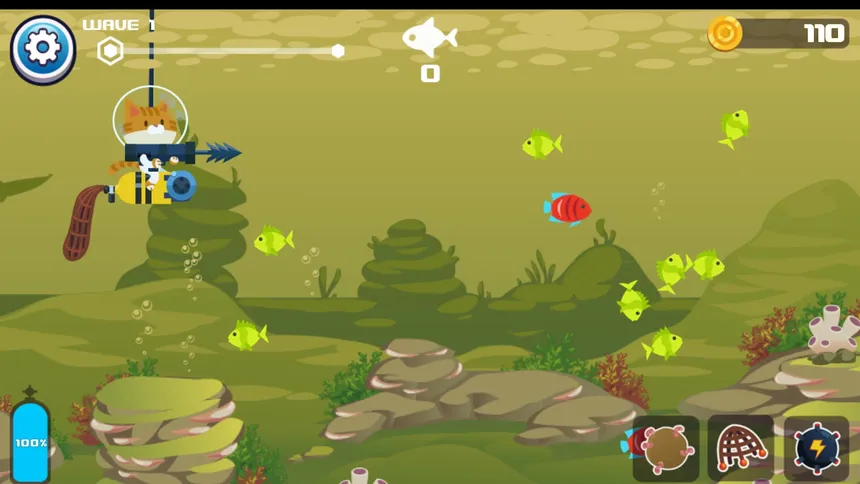 Скриншот 1 к игре Ocean Cat