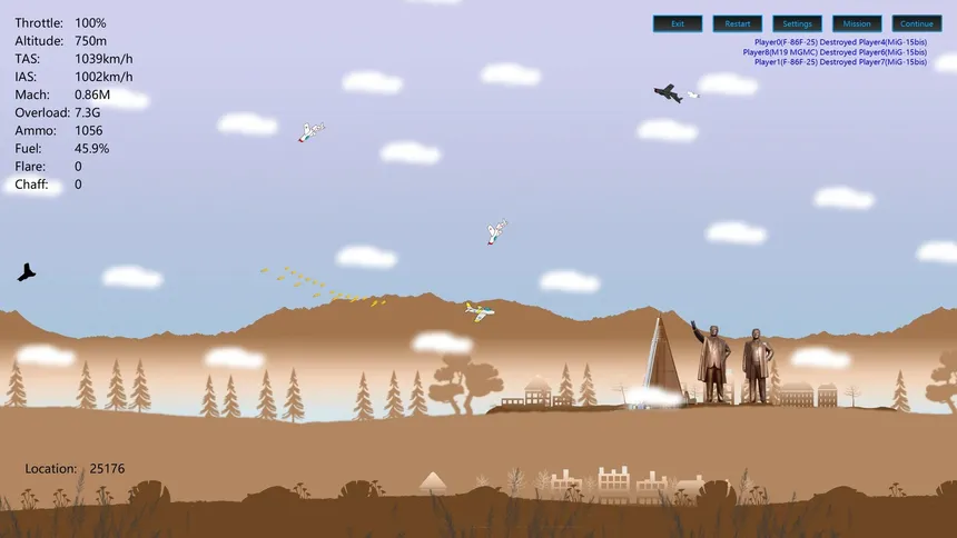 Скриншот 1 к игре 2D Dogfight