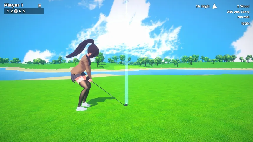 Скриншот 1 к игре Endless Anime Golf