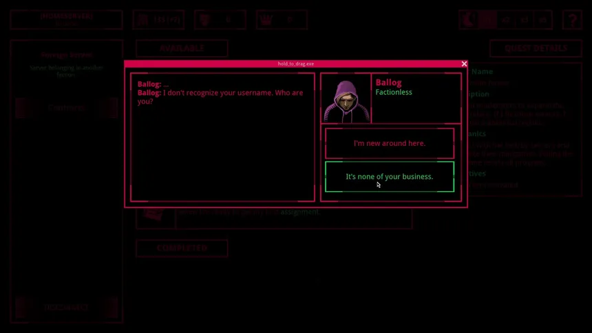 Скриншот 5 к игре THREAT ACTOR