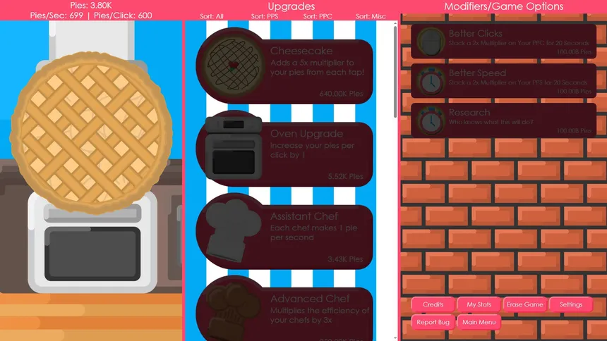 Скриншот 2 к игре PieClicker