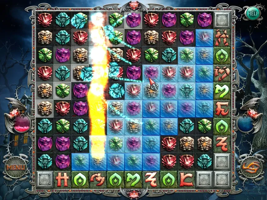 Скриншот 2 к игре Cursed House Match 3 Puzzle