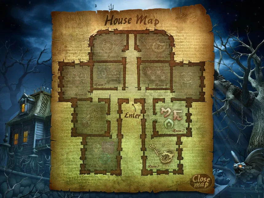 Скриншот 3 к игре Cursed House Match 3 Puzzle