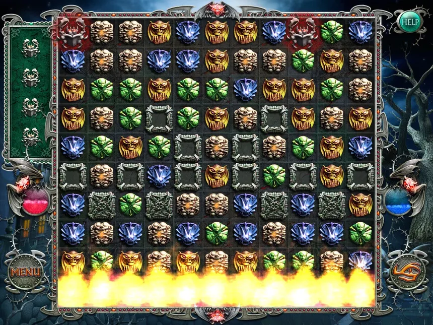 Скриншот 4 к игре Cursed House Match 3 Puzzle