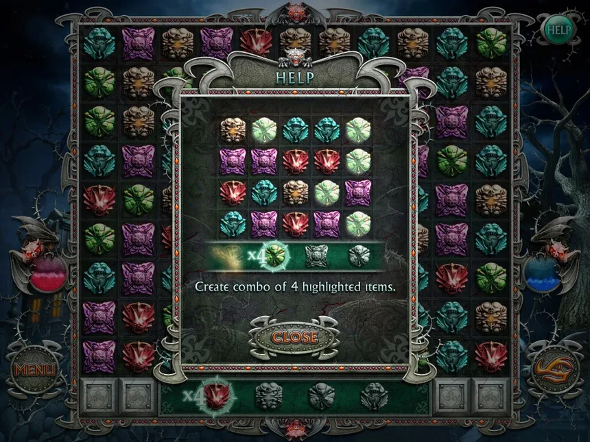 Скриншот 5 к игре Cursed House Match 3 Puzzle