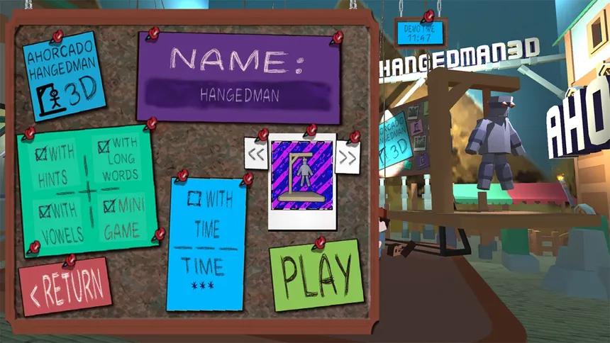 Скриншот 4 к игре Ahorcado 3D - Hangedman 3D