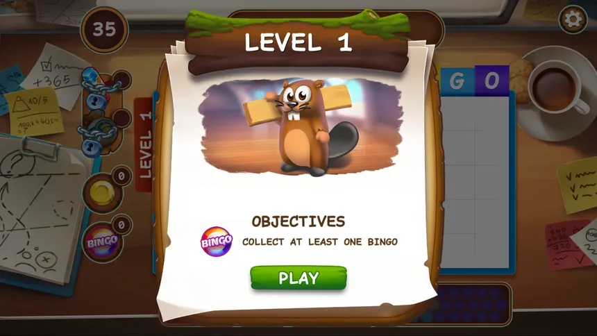 Скриншот 3 к игре Bingo Beavers - Design &  Board game