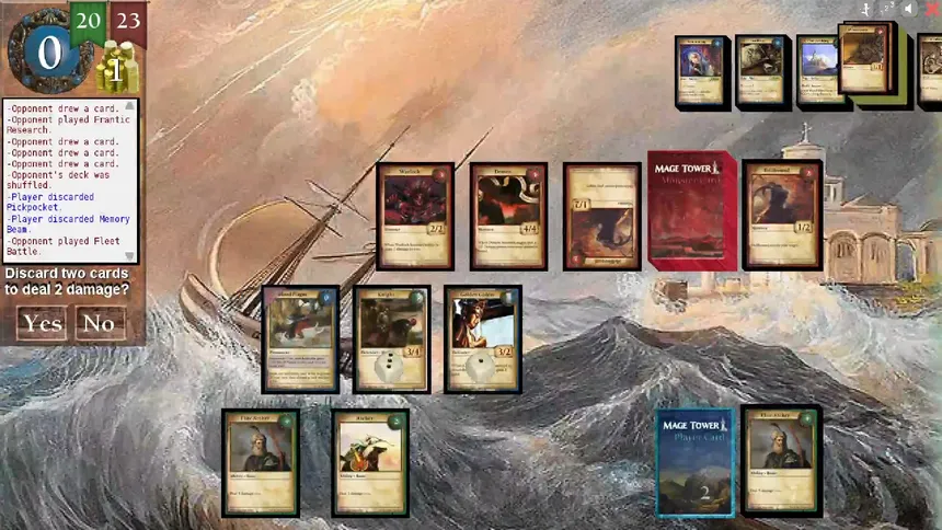 Скриншот 1 к игре Mage Tower, A Tower Defense Card Game