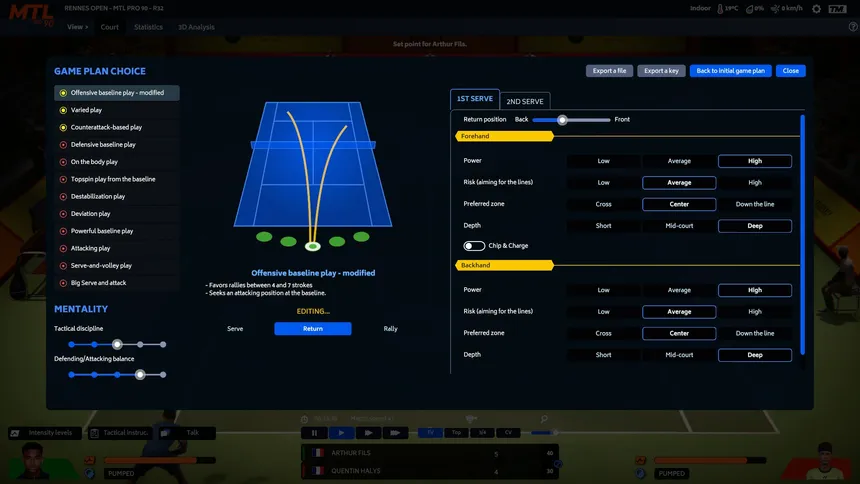 Скриншот 5 к игре Tennis Manager 2023