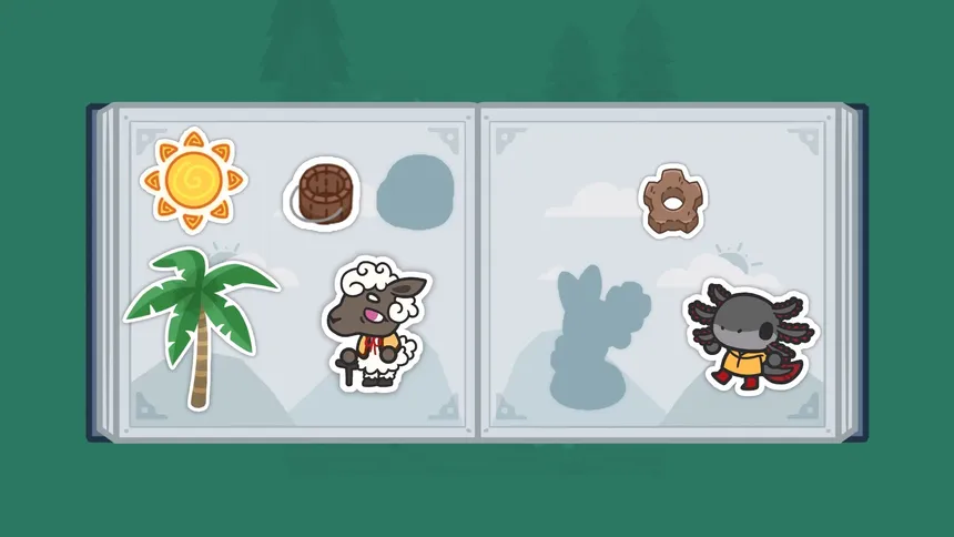 Скриншот 4 к игре A Tiny Sticker Tale