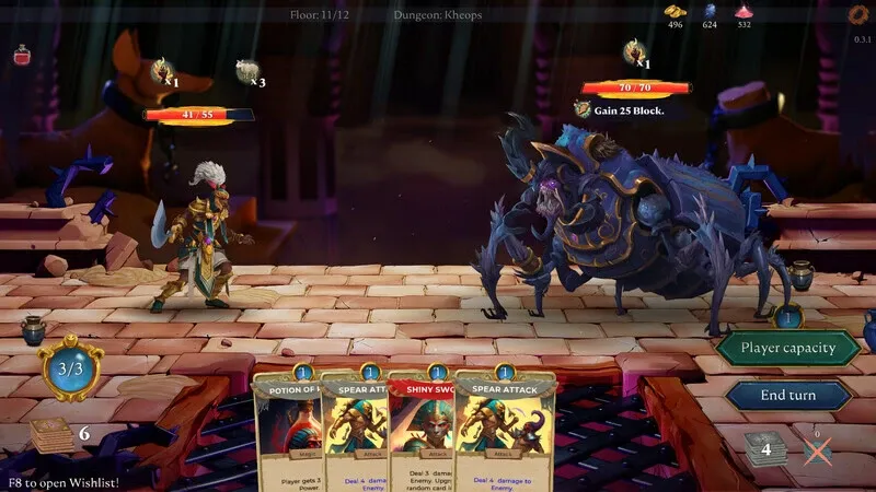 Скриншот 5 к игре Creeping Deck: Pharaoh's Curse Prologue