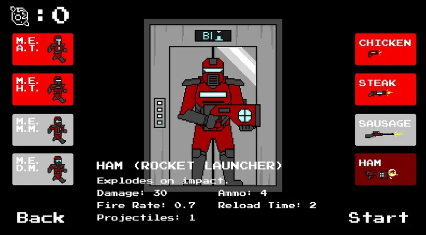 Скриншот 1 к игре MEATGUN