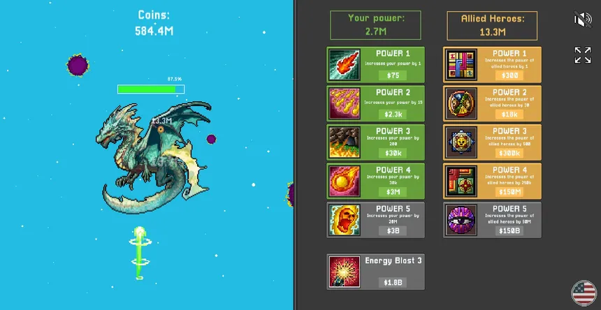 Скриншот 5 к игре Idle Dragon Clicker