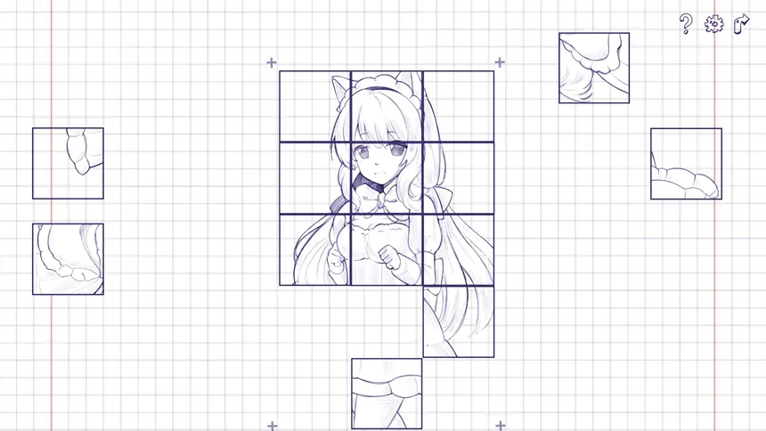 Скриншот 1 к игре Ink Neko Maid