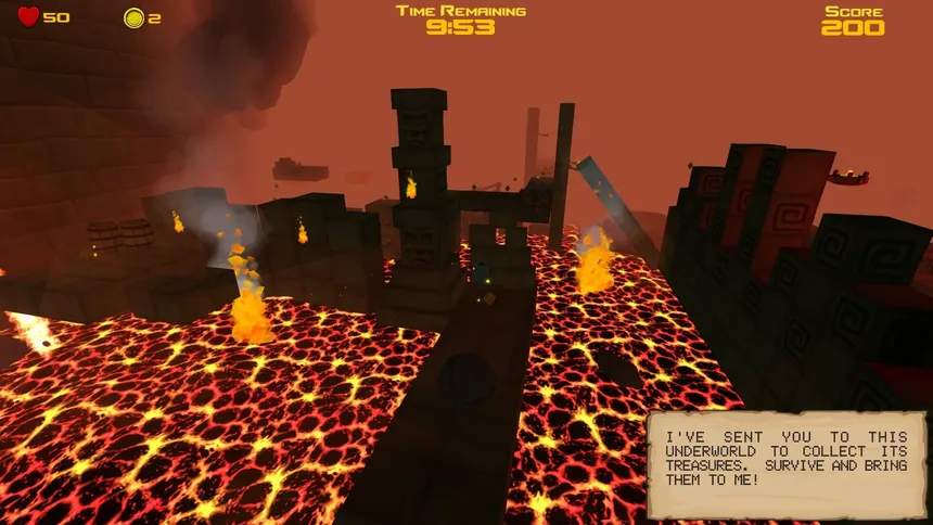 Скриншот 2 к игре Inferno Quest: Journey Through the Lava Cavern