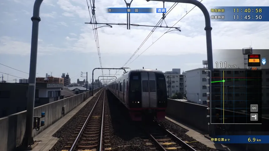 Скриншот 2 к игре Japanese Rail Sim: Operating the MEITETSU Line