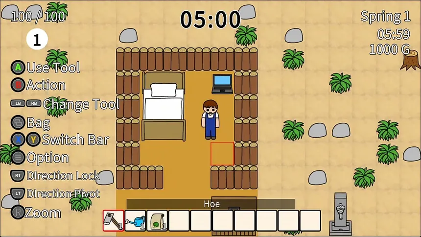 Скриншот 1 к игре Time Limit Harvest（タイムリミットハーベスト）