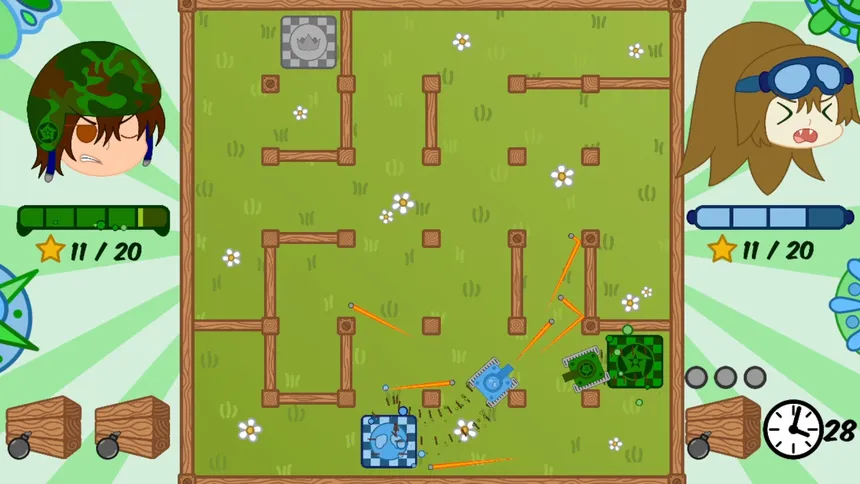 Скриншот 2 к игре Racing Tanks!