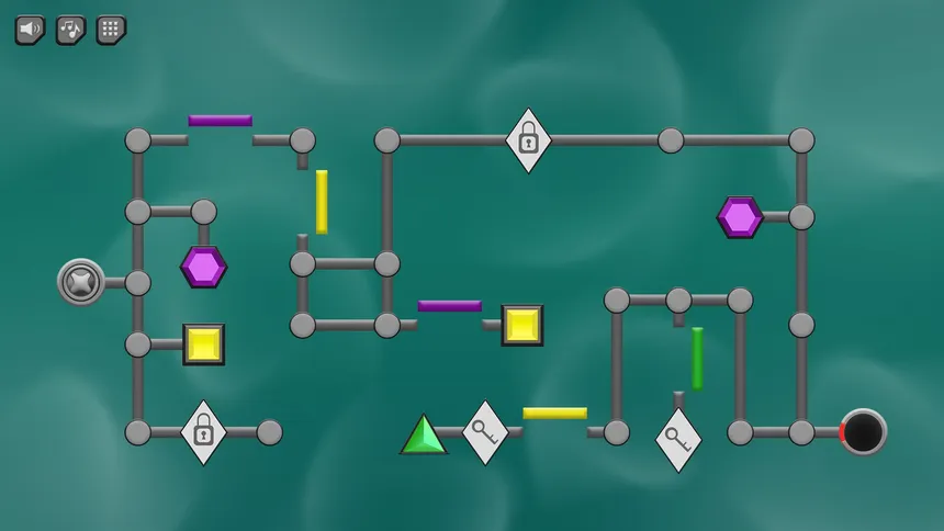 Скриншот 3 к игре Two Portals - A Gemstone Puzzle Game