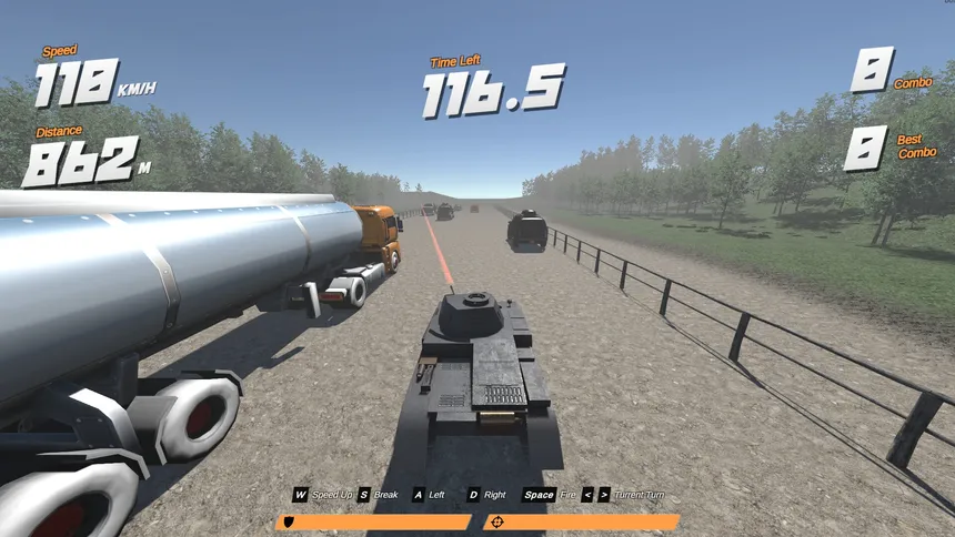 Скриншот 1 к игре Run Tank Run