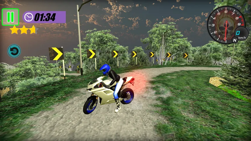 Скриншот 4 к игре Bike Offroad Simulator