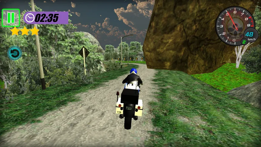 Скриншот 6 к игре Bike Offroad Simulator