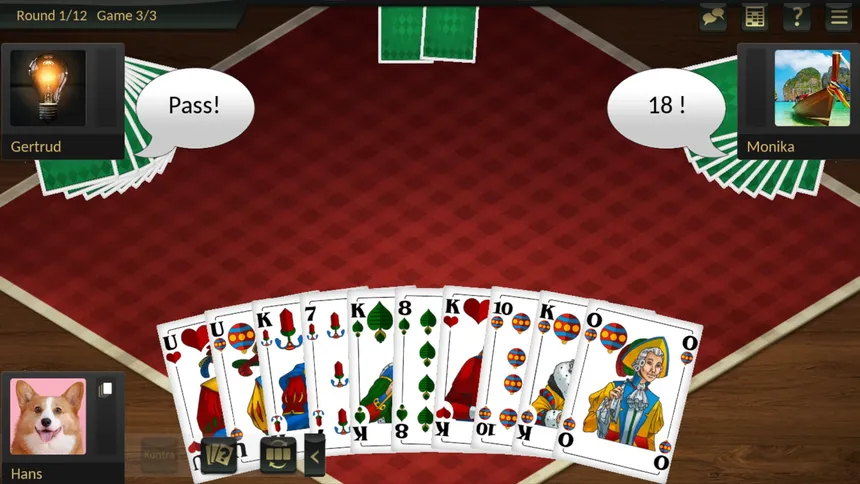 Скриншот 1 к игре Absolute Skat for Windows 11