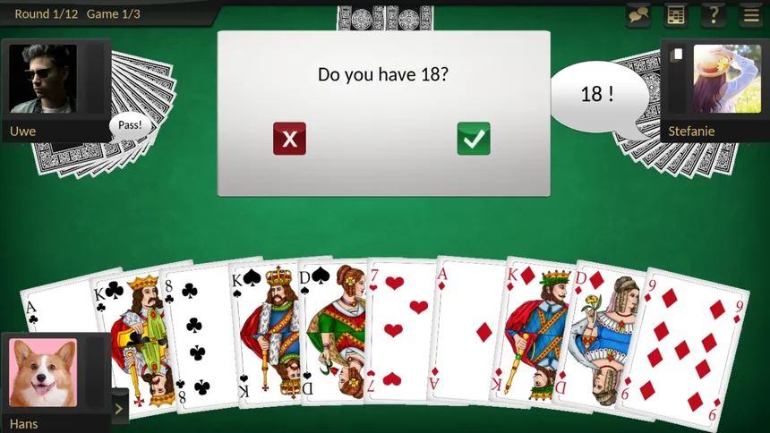 Скриншот 4 к игре Absolute Skat for Windows 11