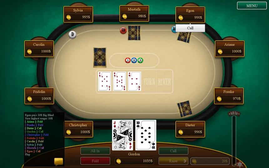 Скриншот 1 к игре Royal Class Poker
