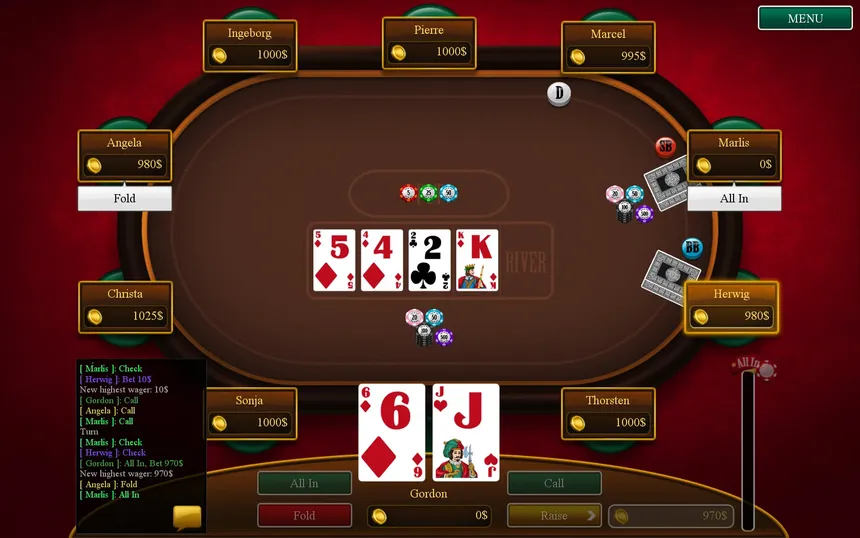 Скриншот 2 к игре Royal Class Poker