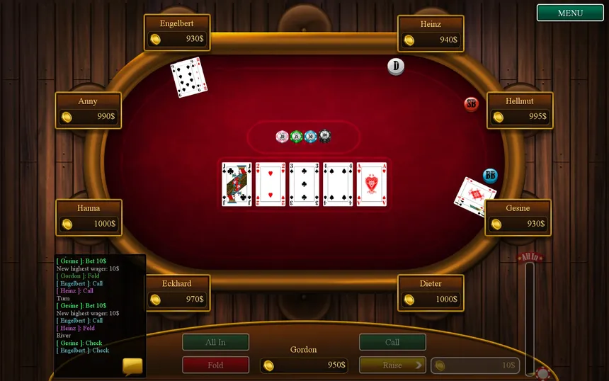 Скриншот 3 к игре Royal Class Poker