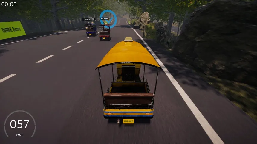 Скриншот 1 к игре Tuk Tuk Race