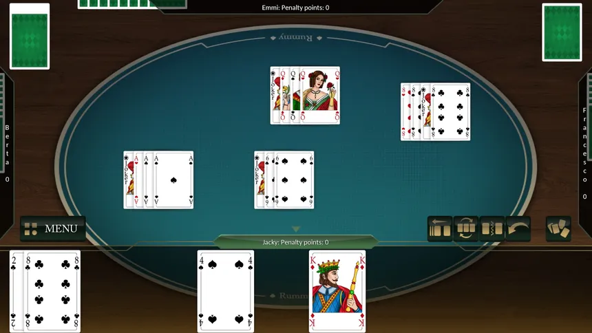 Скриншот 1 к игре Absolute Rummy for Windows 11