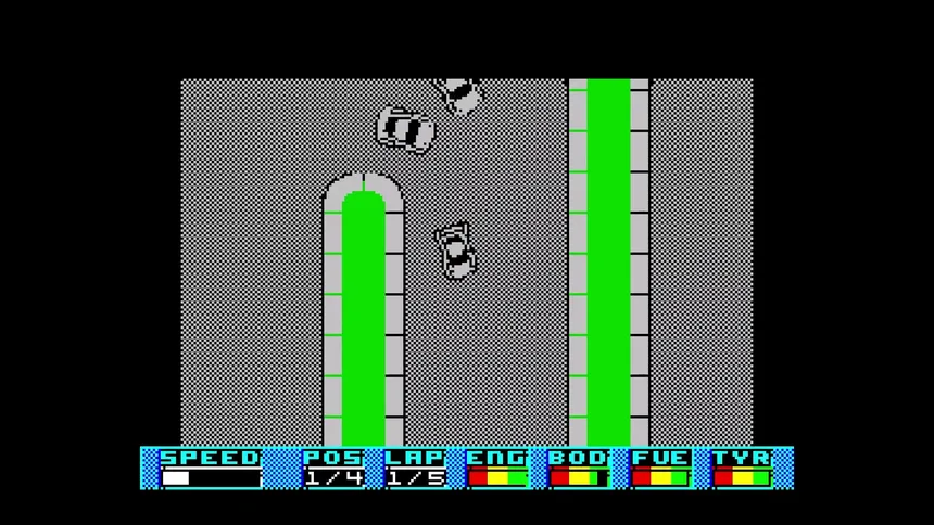 Скриншот 5 к игре Super Cars (Amiga/C64/CPC/Spectrum)