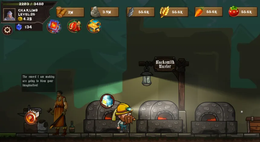 Скриншот 2 к игре Medieval Idle: Quest