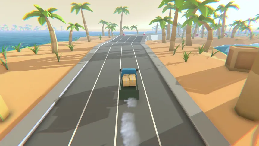 Скриншот 1 к игре Cargo Truck Racer